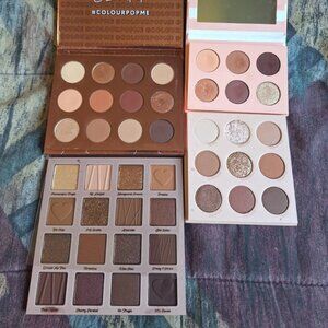 ✨ ColourPop Neutral Palette Bundle – 4 Palettes (New + Swatched)